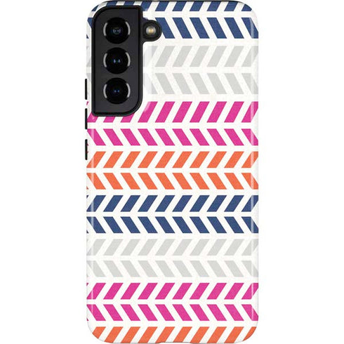 Striped Chevron Galaxy S22 Plus Pro Case