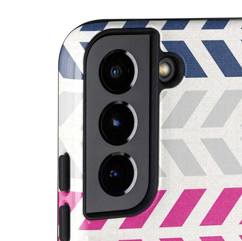 Striped Chevron Galaxy S22 Plus Pro Case