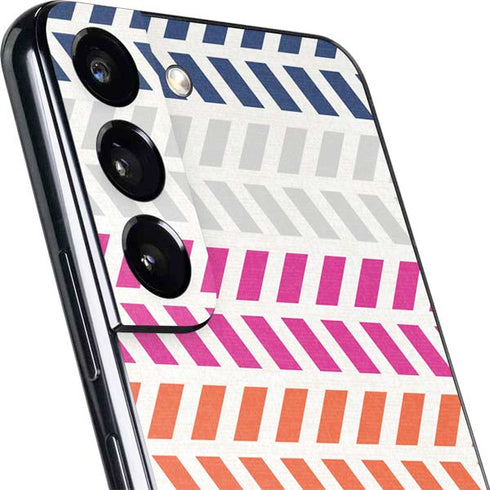 Striped Chevron Galaxy S22 Plus Skin