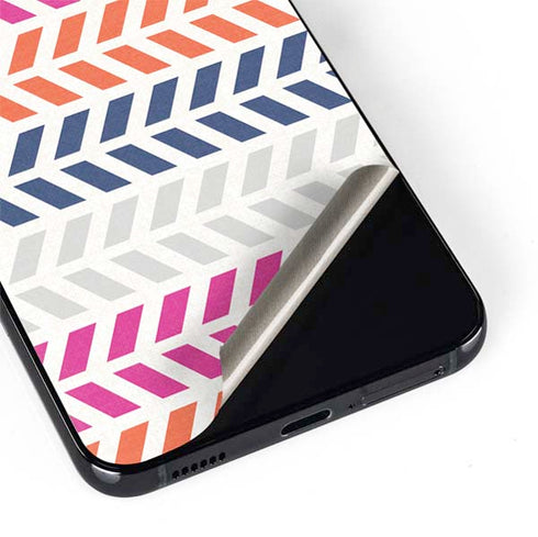 Striped Chevron Galaxy S22 Plus Skin