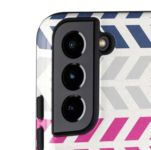 Striped Chevron Galaxy S22 Pro Case
