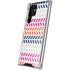 Striped Chevron Galaxy S22 Ultra Clear Case