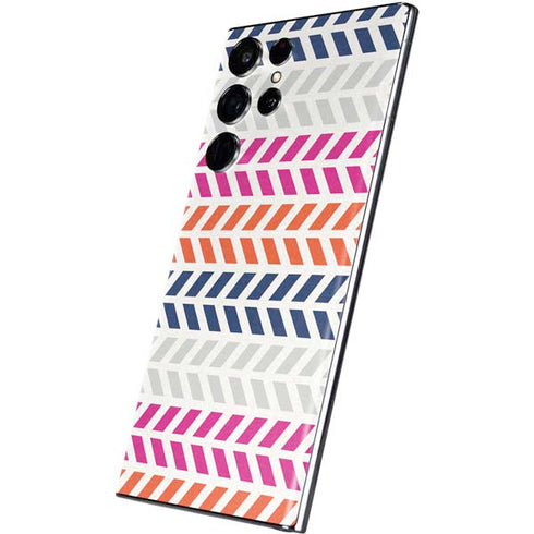 Striped Chevron Galaxy S22 Ultra Skin