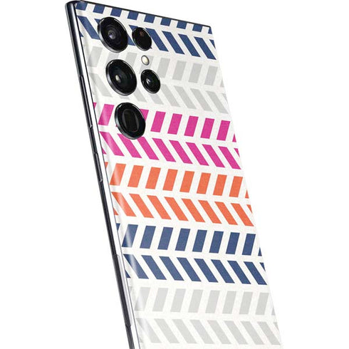 Striped Chevron Galaxy S22 Ultra Skin