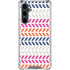 Striped Chevron Galaxy S23 FE Clear Case