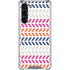 Striped Chevron Galaxy S23 Plus Clear Case