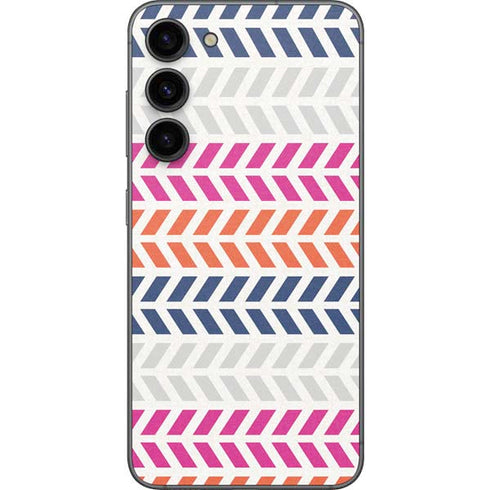 Striped Chevron Galaxy S23 Plus Skin