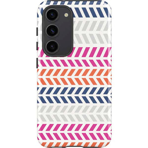 Striped Chevron Galaxy S23 Pro Case