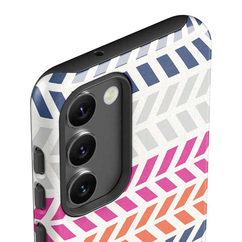 Striped Chevron Galaxy S23 Pro Case