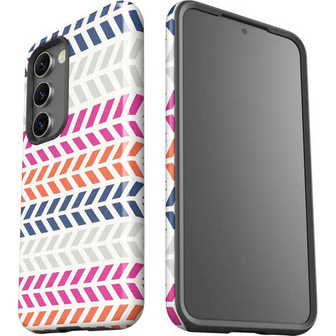 Striped Chevron Galaxy S23 Pro Case