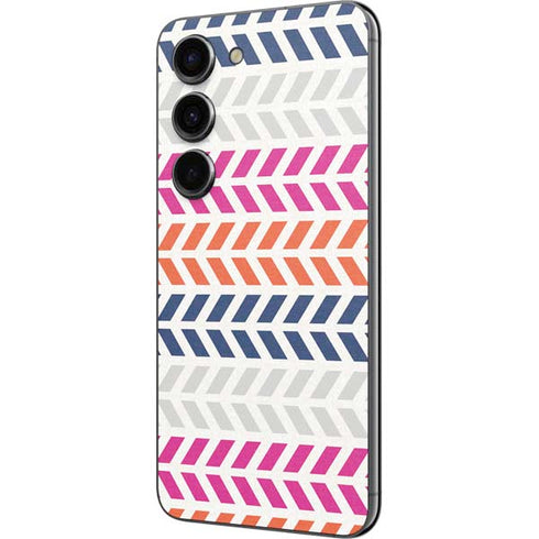 Striped Chevron Galaxy S23 Skin