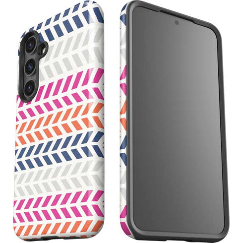 Striped Chevron Galaxy S24 Impact Case