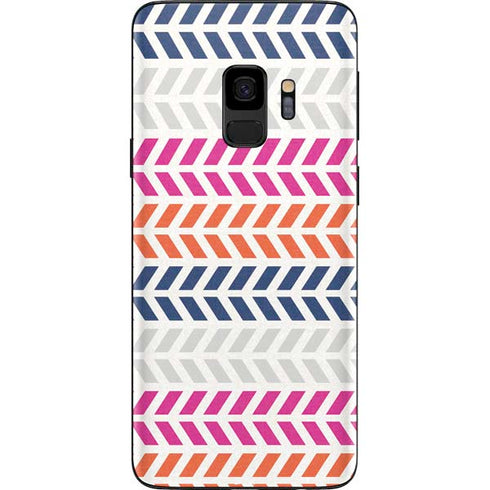 Striped Chevron Galaxy S9 Skin
