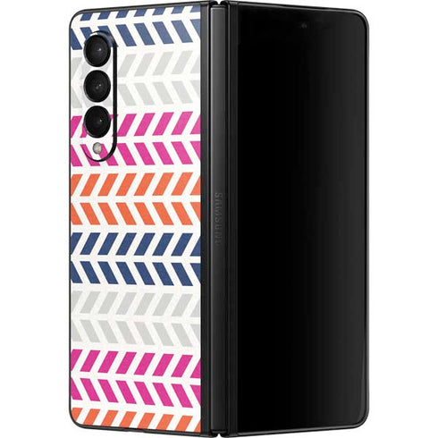 Striped Chevron Galaxy Z Fold3 5G Skin