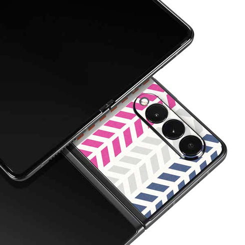 Striped Chevron Galaxy Z Fold3 5G Skin