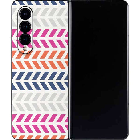 Striped Chevron Galaxy Z Fold4 5G Skin