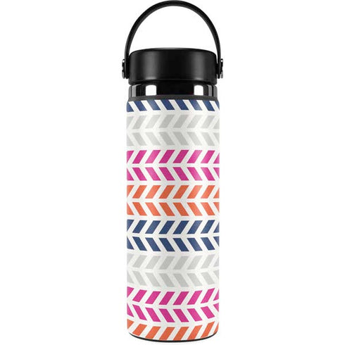 Striped Chevron Hydro Flask 20oz Wide Mouth Skin