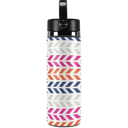 Striped Chevron Hydro Flask 20oz Wide Mouth Skin