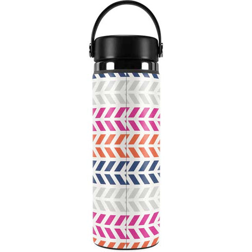 Striped Chevron Hydro Flask 20oz Wide Mouth Skin