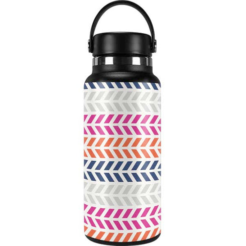 Striped Chevron Hydro Flask 32oz Wide Mouth Skin