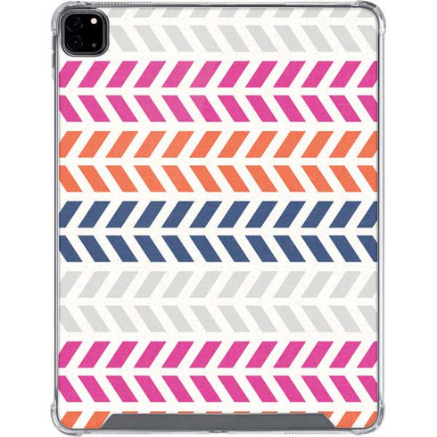 Striped Chevron iPad Pro 12.9in (2020) Clear Case