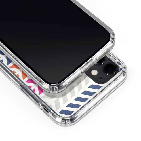 Striped Chevron iPhone 11 Clear Case