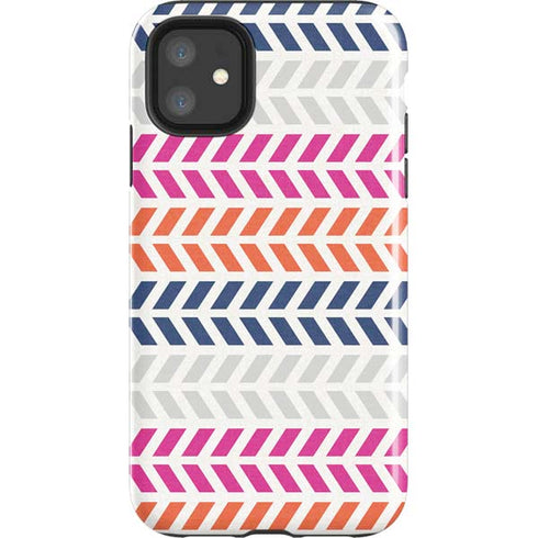 Striped Chevron iPhone 11 Impact Case