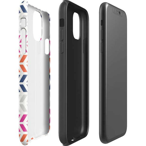 Striped Chevron iPhone 11 Impact Case