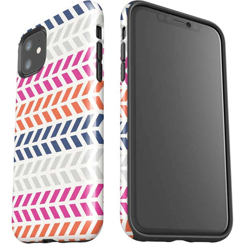 Striped Chevron iPhone 11 Impact Case