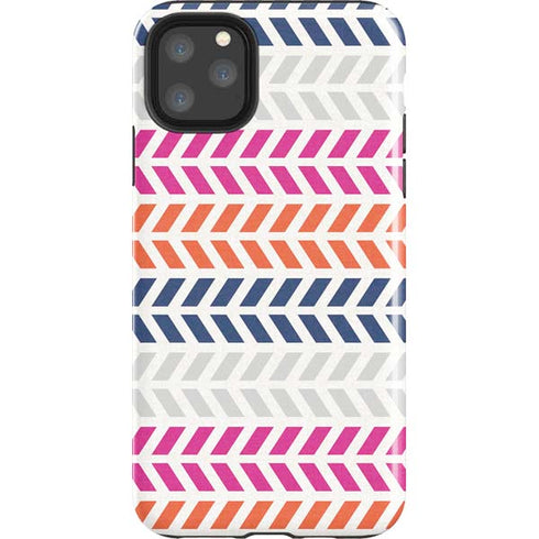 Striped Chevron iPhone 11 Pro Max Impact Case