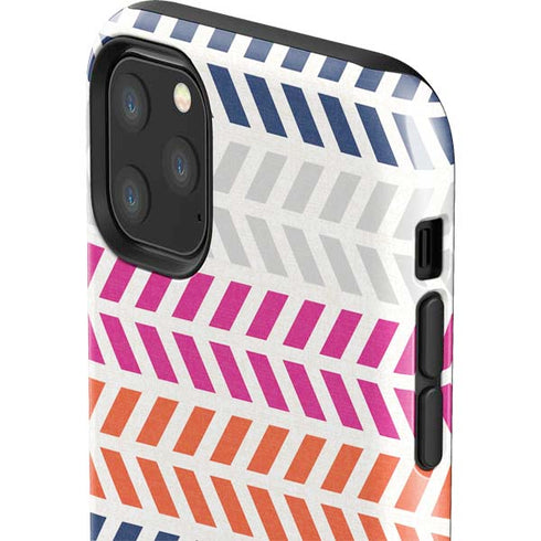 Striped Chevron iPhone 11 Pro Max Impact Case