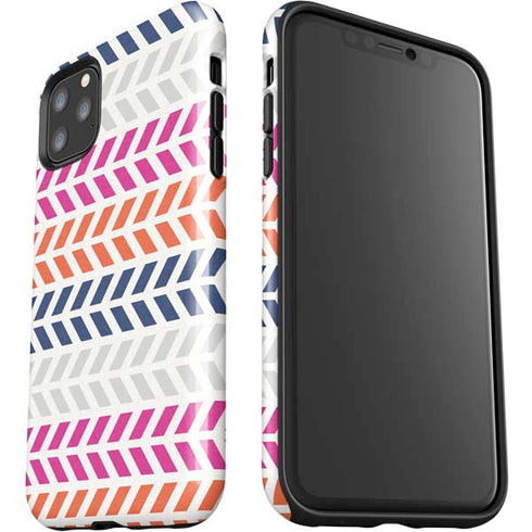 Striped Chevron iPhone 11 Pro Max Impact Case