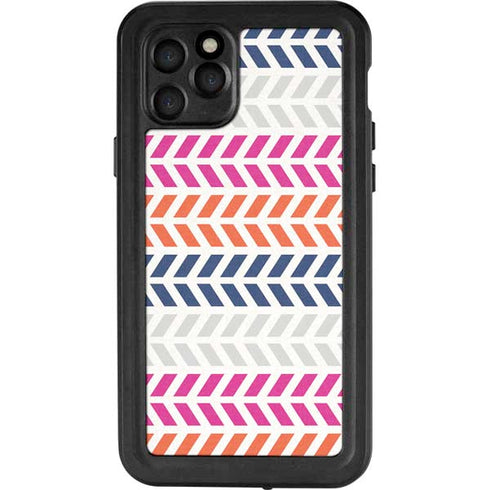 Striped Chevron iPhone 11 Pro Waterproof Case