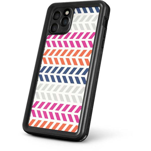 Striped Chevron iPhone 11 Pro Waterproof Case