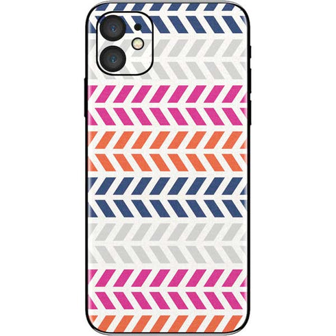 Striped Chevron iPhone 11 Skin
