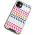 Striped Chevron iPhone 12 Clear Case