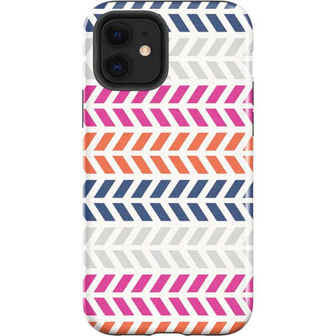 Striped Chevron iPhone 12 Impact Case