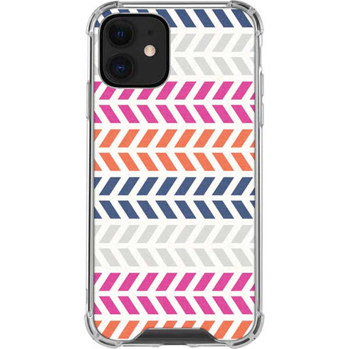 Striped Chevron iPhone 12 Mini Clear Case
