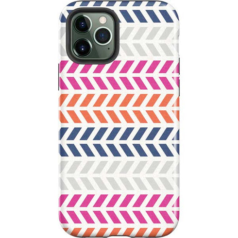 Striped Chevron iPhone 12 Pro Impact Case