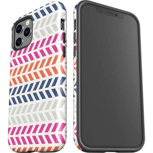 Striped Chevron iPhone 12 Pro Impact Case
