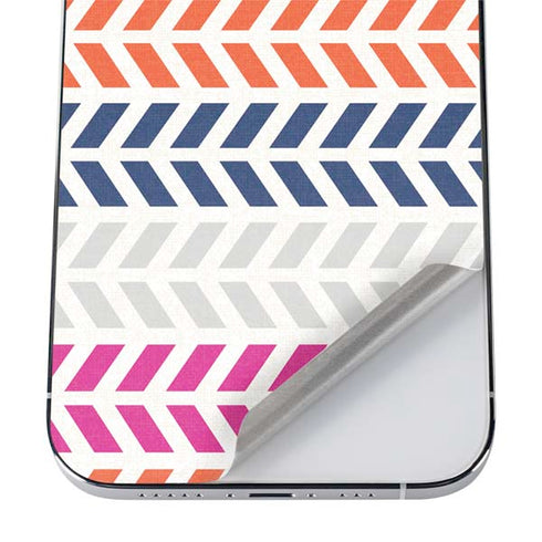 Striped Chevron iPhone 12 Pro Skin