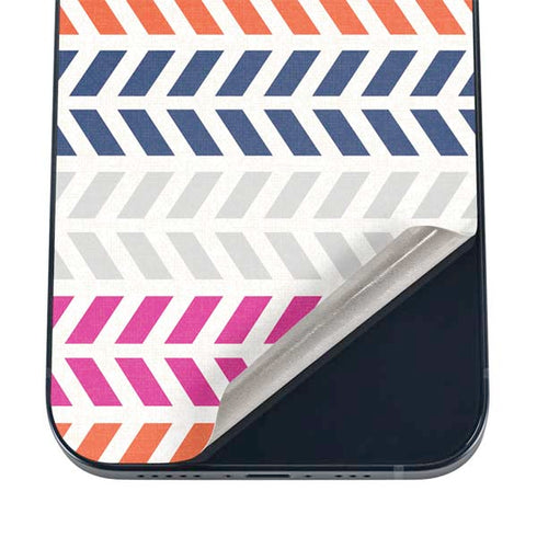 Striped Chevron iPhone 12 Skin