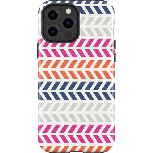 Striped Chevron iPhone 13 Pro Max Impact Case