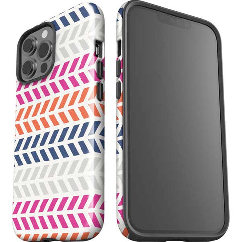 Striped Chevron iPhone 13 Pro Max Impact Case