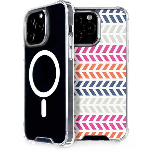 Striped Chevron iPhone 13 Pro Max MagSafe Case