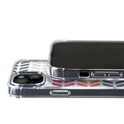 Striped Chevron iPhone 14 Plus MagSafe Case