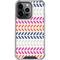 Striped Chevron iPhone 15 Pro Clear Case