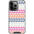 Striped Chevron iPhone 15 Pro Clear Case