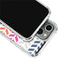 Striped Chevron iPhone 14 Pro Clear Case