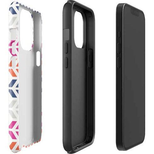 Striped Chevron iPhone 14 Pro Impact Case